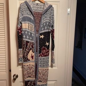 Free People Long Cardigan S